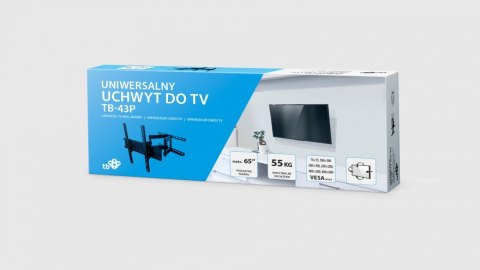 Uchwyt TV TB-43P do telewizora do 65" 55kg max VESA 400x400 Uchwyt TV TB-43P do telewizora do 65" 55kg max VESA 400x400