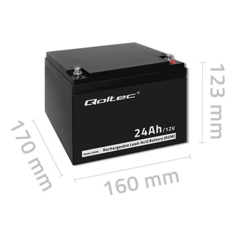 Akumulator AGM | 12V | 24Ah | max.7.2A Akumulator AGM | 12V | 24Ah | max.7.2A