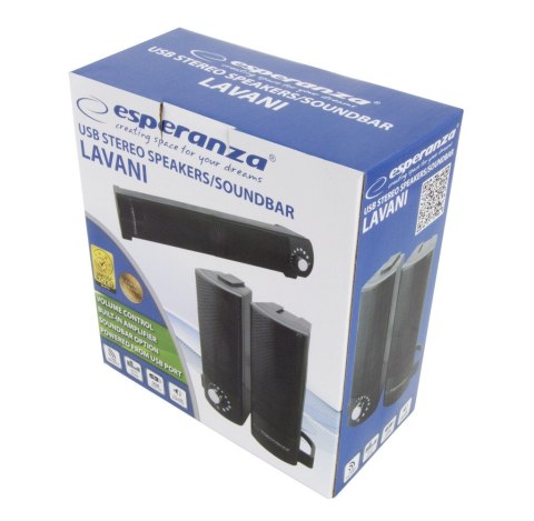 Głośniki 2.0 USB LAVANI Głośniki 2.0 USB LAVANI