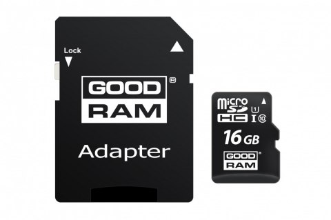 Karta microSDHC 16GB CL10 + adapter Karta microSDHC 16GB CL10 + adapter
