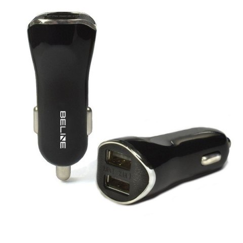 Ładowarka samochodowa 2xUSB 2.1A czarna Ładowarka samochodowa 2xUSB 2.1A czarna