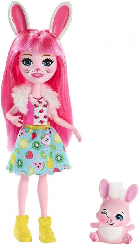 Lalka Enchantimals + Zwierzątko, Bree Bunny Lalka Enchantimals + Zwierzątko, Bree Bunny