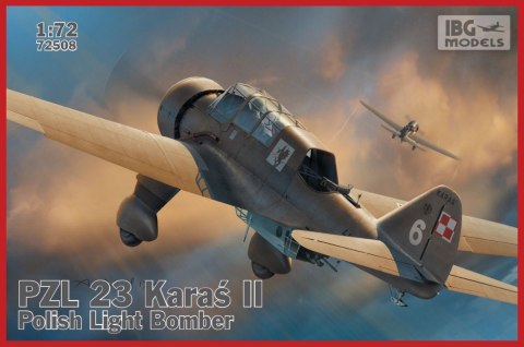 Model plastikowy PZL.23 Karaś II polski, lekki bombowiec Model plastikowy PZL.23 Karaś II polski, lekki bombowiec