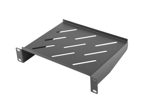 Półka do szaf 10 cali 1U 254x180mm czarna Półka do szaf 10 cali 1U 254x180mm czarna