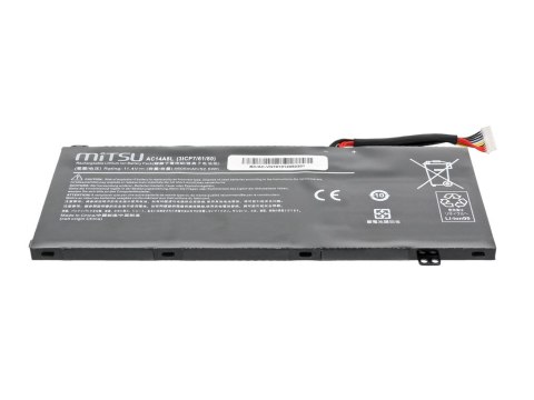 Bateria do Acer Aspire V15, VN7 4605 mAh (52.5 Wh) 11.4 Volt Bateria do Acer Aspire V15, VN7 4605 mAh (52.5 Wh) 11.4 Volt