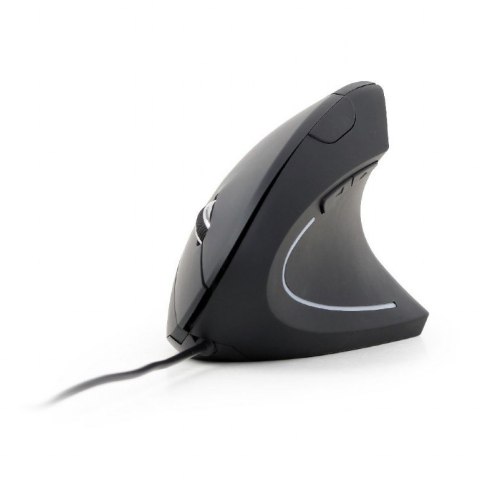 Mysz ergonomiczna optyczna 6-przyciskowa czarna Mysz ergonomiczna optyczna 6-przyciskowa czarna