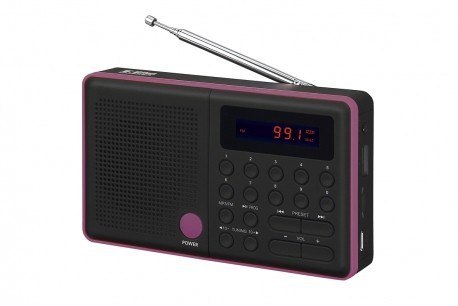 Radio Pliszka USB, FM czarne Radio Pliszka USB, FM czarne