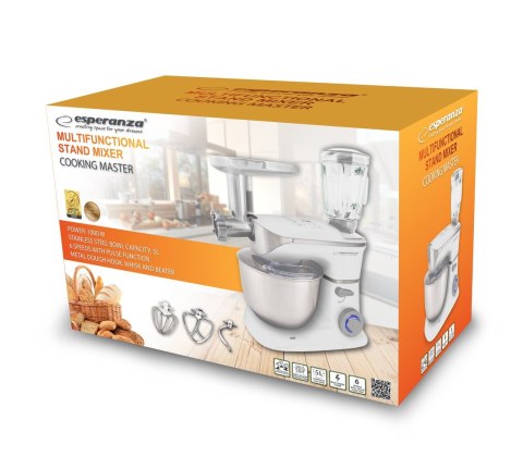 Robot Planetarny Wielofunkcyjny Cooking Master 1000W 5L Robot Planetarny Wielofunkcyjny Cooking Master 1000W 5L