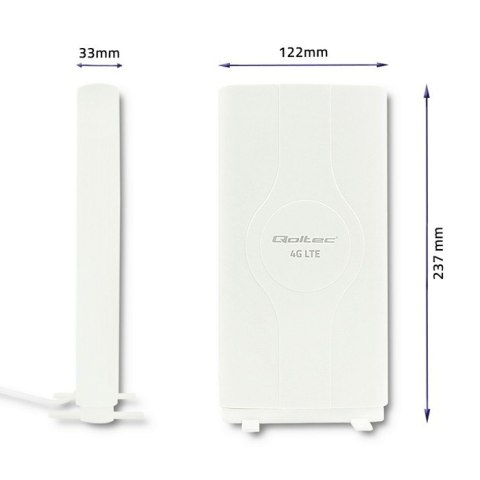 Antena 4G LTE dookólna | 2xSMA | 30dBi | Wewnętrzna Antena 4G LTE dookólna | 2xSMA | 30dBi | Wewnętrzna