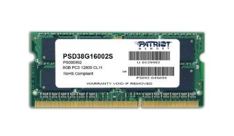 Pamięć Ultrabook DDR3 SODIMM 8GB 1600GHz Pamięć Ultrabook DDR3 SODIMM 8GB 1600GHz