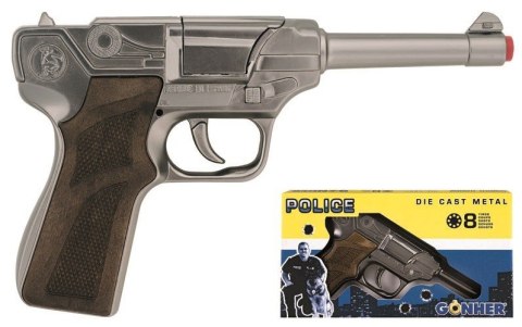 Pistolet policyjny GONHER 124/0 metalowy Pistolet policyjny GONHER 124/0 metalowy