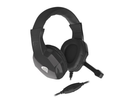 Słuchawki dla graczy Genesis Argon 100 z mikrofonem, czarne Słuchawki dla graczy Genesis Argon 100 z mikrofonem, czarne