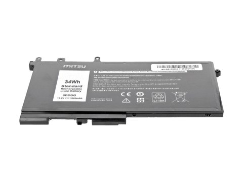 Bateria do Dell Latitude E5280, E5580 3000 mAh (34 Wh) 11.4 Volt Bateria do Dell Latitude E5280, E5580 3000 mAh (34 Wh) 11.4 Volt