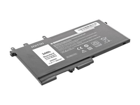 Bateria do Dell Latitude E5280, E5580 3000 mAh (34 Wh) 11.4 Volt Bateria do Dell Latitude E5280, E5580 3000 mAh (34 Wh) 11.4 Volt