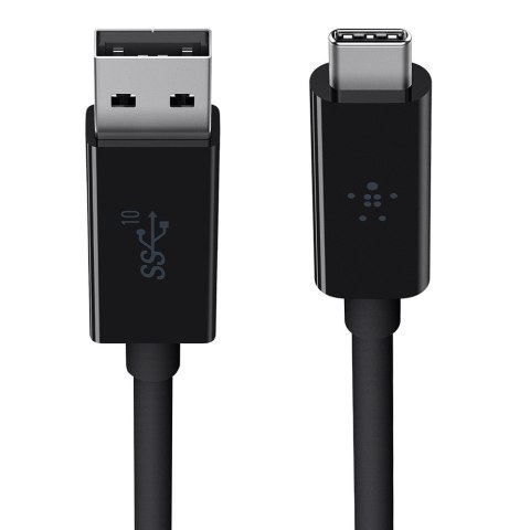 Kabel USB-C do USB A 3.1 1m czarny Kabel USB-C do USB A 3.1 1m czarny