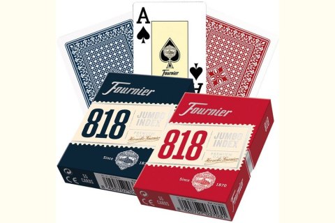 Karty 818 - Red/Blue (2 Jumbo Index) Karty 818 - Red/Blue (2 Jumbo Index)