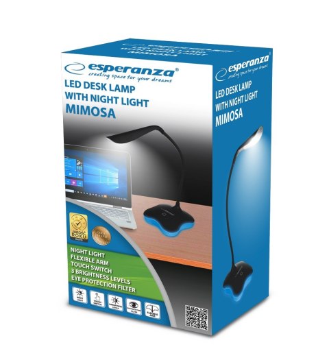 Lampka led biurkowa mimosa czarna Lampka led biurkowa mimosa czarna