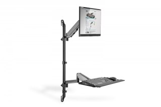 Ramię naścienne pojedyncze, 1xLCD + klawiatura, max. 32 cale