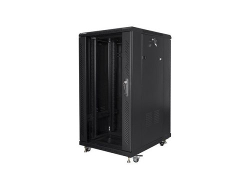 Szafa stojąca 19cali 22U 600X800mm czarna Szafa stojąca 19cali 22U 600X800mm czarna