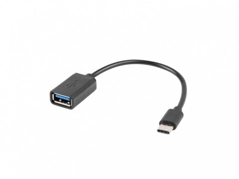 Adapter USB C(M)-USB-A (F)2.0 0.15M OTG Czarny Adapter USB C(M)-USB-A (F)2.0 0.15M OTG Czarny