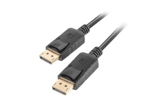 Kabel DisplayPort M/M 20 PIN V1.2 0.5M 4K czarny Kabel DisplayPort M/M 20 PIN V1.2 0.5M 4K czarny