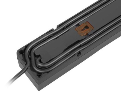 Listwa zasilająca Z5 1.5M 5x230V 10A Z5/15/CZ czarna Listwa zasilająca Z5 1.5M 5x230V 10A Z5/15/CZ czarna