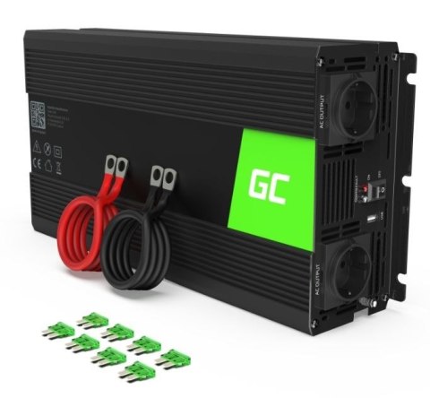 Przetwornica 12V/230V 1500W/3000W Czysty sinus Przetwornica 12V/230V 1500W/3000W Czysty sinus